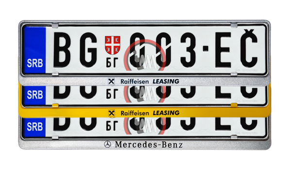 Rendszámtáblák – viszlát Y, W, Č, Ć, Š, Ž és Đ