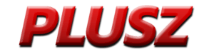 PLUSZ logó piros 3-D alacsony átlátszó